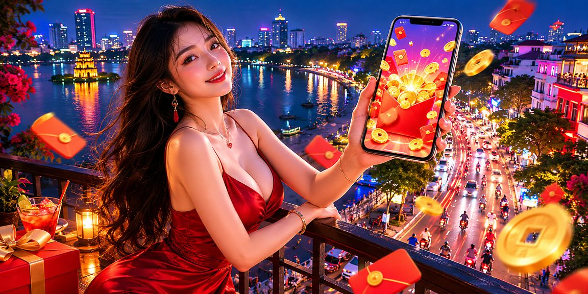 Không khí lễ hội và bao lì xì may mắn tại Hà Nội