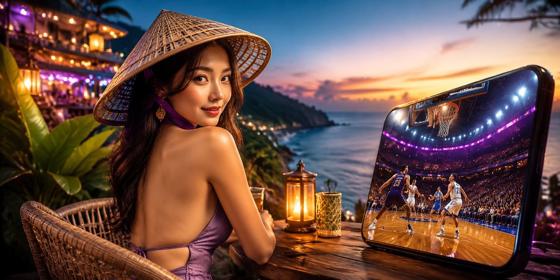 Người chơi tại Sapa theo dõi trận bóng rổ và đặt cược trực tuyến